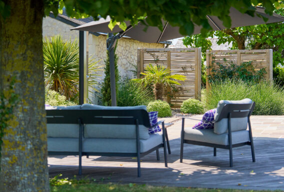 Conception d'une terrasse végétalisée à Briollay